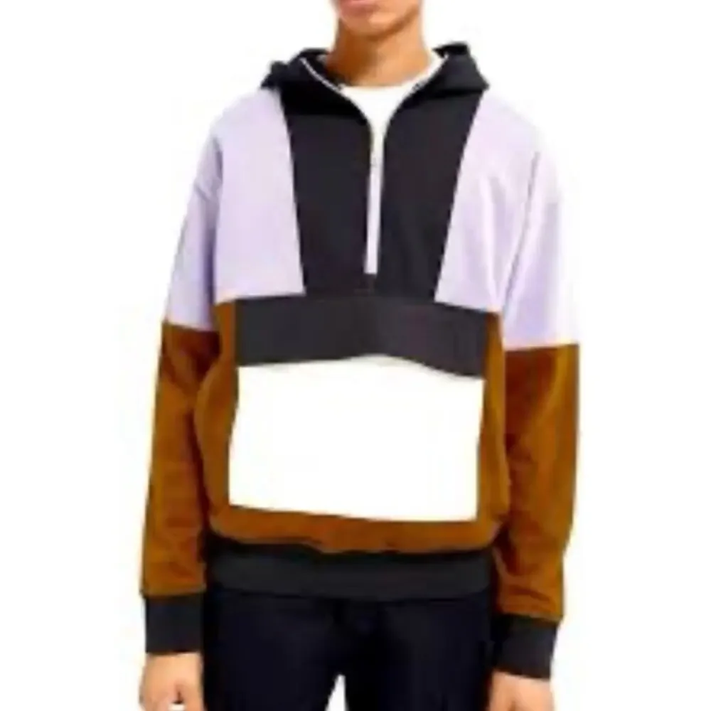 Scotch & Soda Colorblock Half-Zip Hoodie